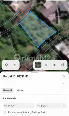 Dijual Tanah Dengan View Laut Lokasi Di Griya Alam Pecatu