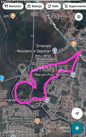 Dijual Lahan Kosong di Belakang Emerald Residence, Sepatan Dijual Lahan Kosong di Belakang Emerald Residence, Sepatan