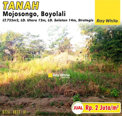 Di Jual Tanah di Kemiri,Mojosongo, Boyolali