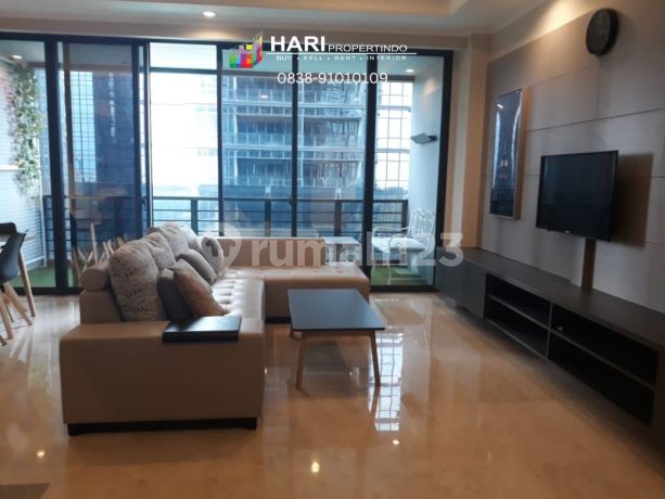 For Rent Apartment District 8 Senopati Sudirman Scbd Ashta Mall 3Br - Furnished Close To MRT Busway Grand Lucky