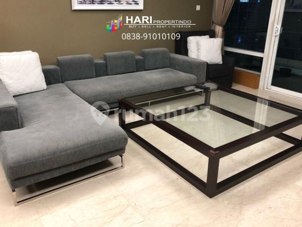 For Rent Apartment Kempinski Grand Indonesia Thamrin Sudirman 3Br - Private Lift Lux Furnished Close To MRT Busway