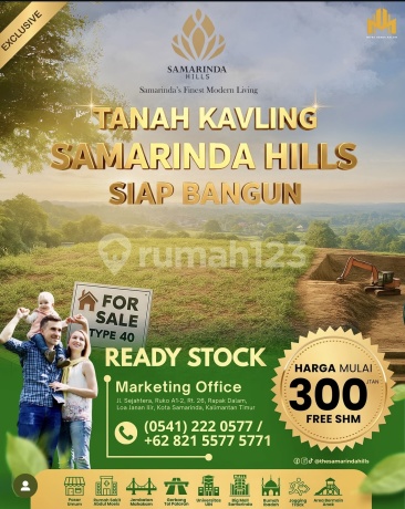 Samarinda Sebrang Plot of Land Within a Housing Complex