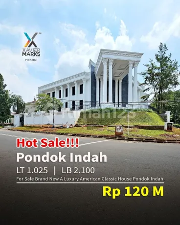 For Sale Pondok Indah Jakarta Selatan Brand New A Luxury American Classic ******** ********:luas Tanah 1.025 M²luas Bangunan 2.100 M²private Liftprivate Swimming Pool3 Lantaikamar Tidur 4 + 3(staff)kamar Mandi 5 + 2 (staff)garasi 6 Mobilcarpot 4 For Sale Pondok Indah Jakarta Selatan Brand New A Luxury American Classic ******** ********:luas Tanah 1.025 M²luas Bangunan 2.100 M²private Liftprivate Swimming Pool3 Lantaikamar Tidur 4 + 3(staff)kamar Mandi 5 + 2 (staff)garasi 6 Mobilcarpot 4