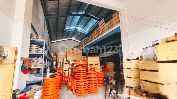 Pergudangan Tunas Daan Mogot, Batu Ceper, Murah, 2 Lantai, 530 M2, Hadap Barat
