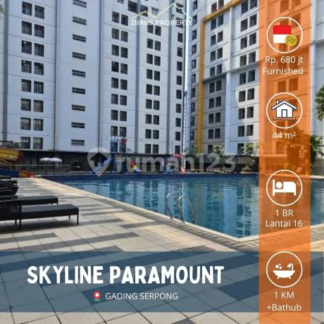 Skyline Paramount Apartment 1BR+Bathtub Furnished Skyline Paramount Apartment 1BR+Bathtub Furnished