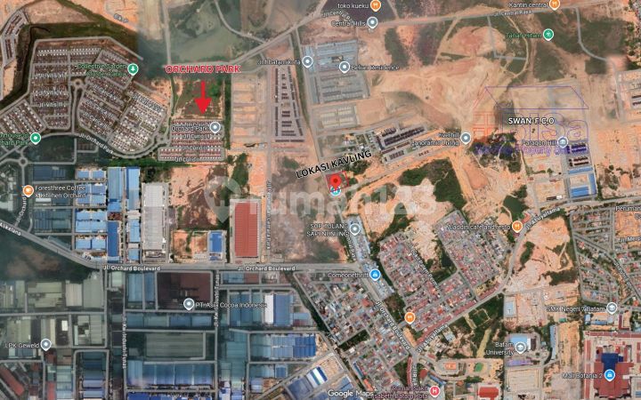 Flood-Free Residential Plot Hook Position Belian Batam Center