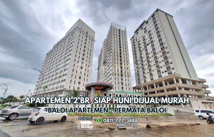 Apartemen 2 BR Baloi View City Batam, Dekat Mall Kampus