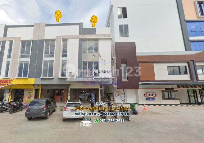 Ruko Gandeng 3,5 Lt di Mitra Raya 2 Batam Centre