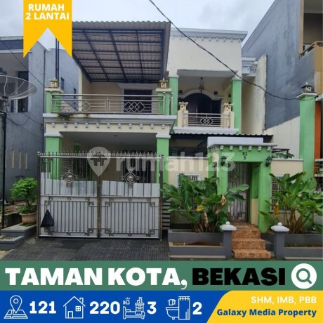 Rumah Dijual 2 Lantai Di Perumahan Taman Kota, Bekasi Rumah Dijual 2 Lantai Di Perumahan Taman Kota, Bekasi