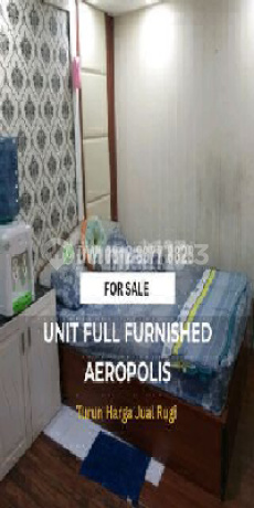 Jual Rugi Unit Studio Aeropolis Full Furnished
