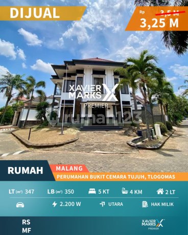 Rumah Hook Selangkah ke UMM di Bukit Cemara Tujuh Malang