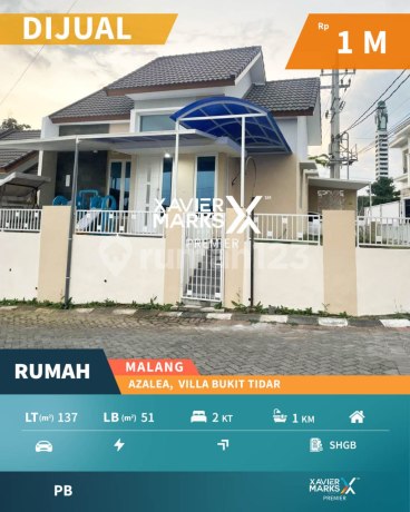 Rumah Posisi Hook Siap Huni di Villa Bukit Tidar Malang