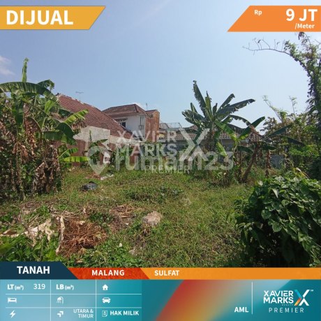 Ready-to-Build Plot of Land in Taman Sulfat, Malang Ready-to-Build Plot of Land in Taman Sulfat, Malang