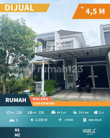 Rumah Kawasan Elit Siap Huni di Ijen Nirwana Malang