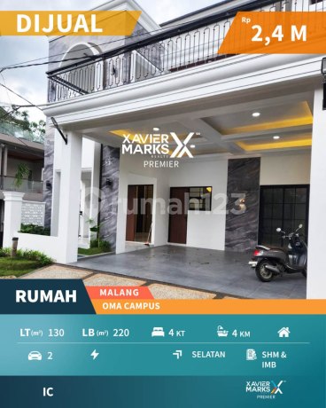 Rumah American Style Siap Huni di Oma Campus Malang Rumah American Style Siap Huni di Oma Campus Malang