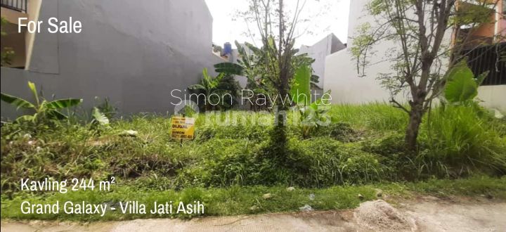 Dijual Cepat - Tanah Murah Banget - di Villa Jaka Setia -  Grand Galaxy - Bekasi 244 m²
