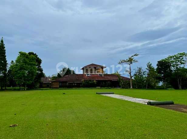 Super Murah Tanah Datar Luas Bonus Vila Kayu Cantik View Gunung Gede Pangrango di Kawasan Pasir Kalong Mega Mendung 