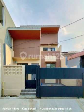 Rumah Baru 2 Lantai Siap Huni,Bebas Banjir,Full Renovasi di Perumahan Telaga Mas,Duta Harapan,Harapan Baru,Bekasi Utara Dekat Summarecon Bekasi