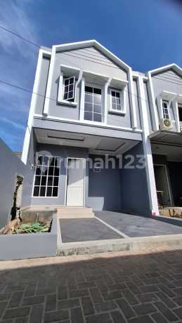 A ready-to-occupy 2-story house strategically located on Jalan Hankam, Jatiranggon, BBS, flood-free.