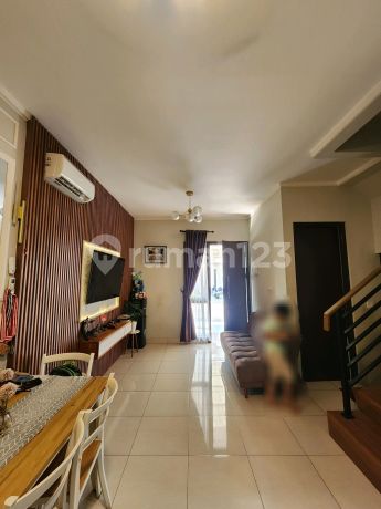 Jual Cepat Rumah 2 Lantai Full Furnished Bagus Kondisi Siap Huni Di Cluster Olive Residence Dekat Summarecon Mal Bekasi