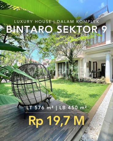 Rumah Mewah Dalam Claster Sektor 9 Tangerang Selatan