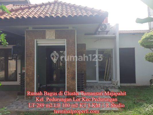Dibawah NJOP, Rumah Dijual SHM Perum Tamansari Majapahit Pedurungan  Semarang Timur