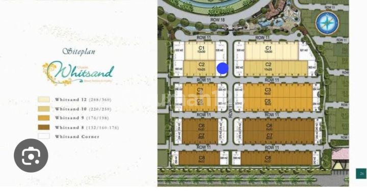 Dijual Kavling di Cluster Whitsand, GreenWich BSD