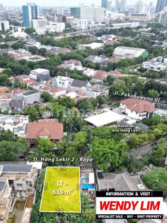 Tanah Bagus Strategis di Jl Hang Lekir Raya, Kebayoran Baru, Jaksel