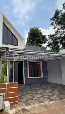 Rumah 1,5 Lantai Semi Furnished Dekat Tol di Cimuning, Bekasi