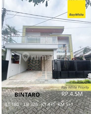 [FOR SALE]: BRAND NEW MINIMALIS MODERN SIAP HUNI 2,5 LANTAI DI BINTARO, TANGERANG SELATAN ———————————