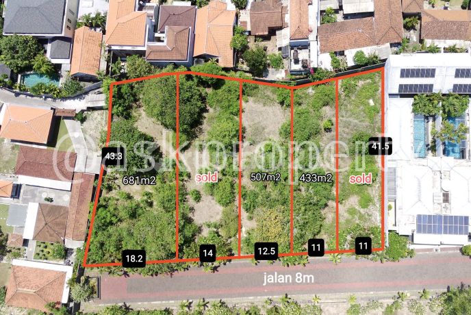 Dijual Cepat Tanah Kavling Murah Cluster Elite Tenang Taman Mumbul Nusa Dua Bali