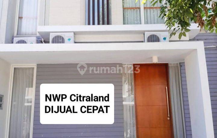 Rumah 2 Lantai Bagus Semi Furnished SHM di North West Park, Surabaya