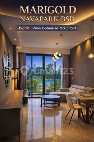 View Botanical Park - Marigold Navapark Bsd 3Br Balcony Super Luas
