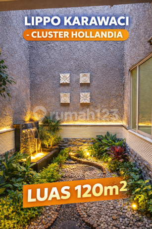 Rumah Mewah Cluster Hollandia Lippo Karawaci - LT 120 M², Best Deal!
