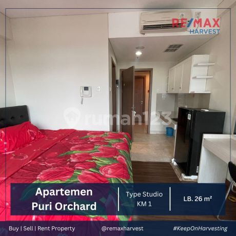 Cheap Sale - Semi Furnished Low Floor Studio Apartment & KPR Available in West Jakarta