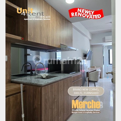Newly Renovated Cornell Studio Lt. 30 Apartemen Full furnished