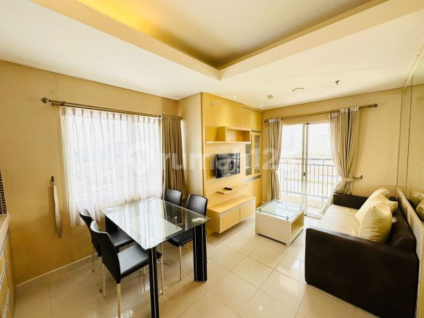 Sewa Apartemen Cosmo Terrace Thamrin City Type. 2 BR Full Furnish