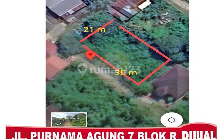 DIJUAL TANAH SIAP BANGUN JL. PURNAMA AGUNG 7