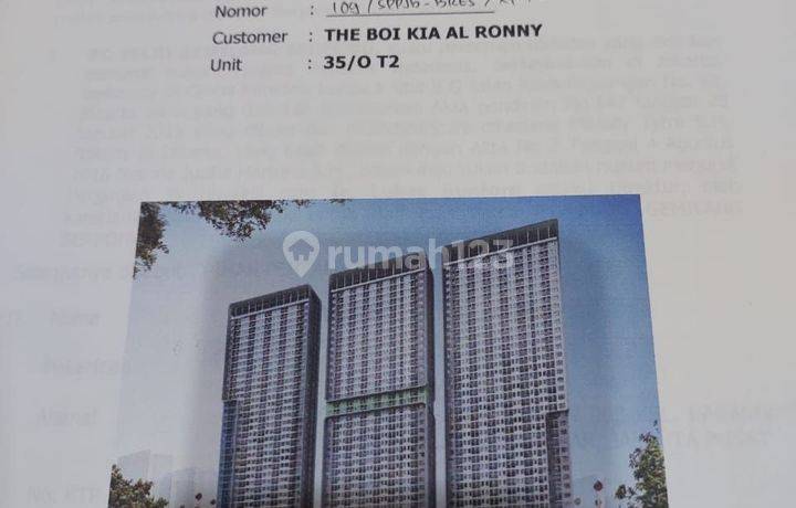 Apartemen B Residence 1 Br Rose Tower. Lt 37