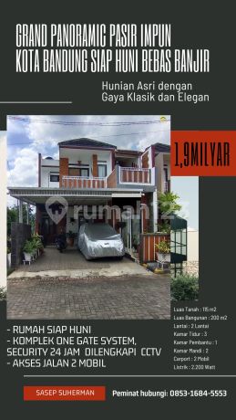 rumah d Pasir Impun Kota Bandungsiap huni bebas banjir view bagus rumah d Pasir Impun Kota Bandungsiap huni bebas banjir view bagus