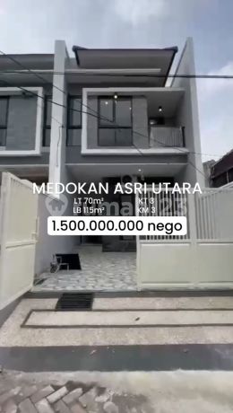 Rumah Baru Gress 2 Lantai Medokan Asri Utara Surabaya Timur[376]
