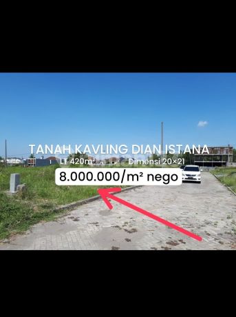 Tanah Kavling Dian Istana (in front of Rayan Regency Housing) Sby [418]