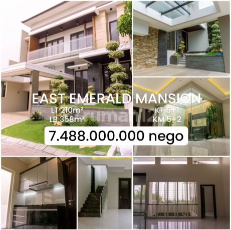 Rumah Baru Gress 2 Lantai East Emerald Mansion Citraland [466]