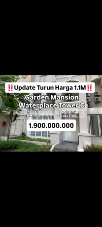 Kondominium 2 Lantai Garden Mansion Waterplace Tower C Sby [186]