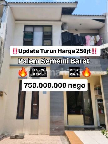 Rumah 2 Lantai Palem Sememi Barat Benowo Surabaya Barat [162]