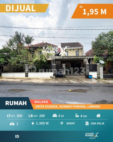 Rumah Terawat Di Perum Griya Husada Sumberporong Lawang Malang 