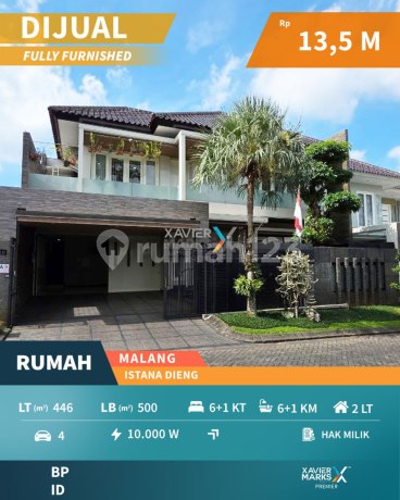 Rumah Premium dengan Private Pool di Istana Dieng, Malang