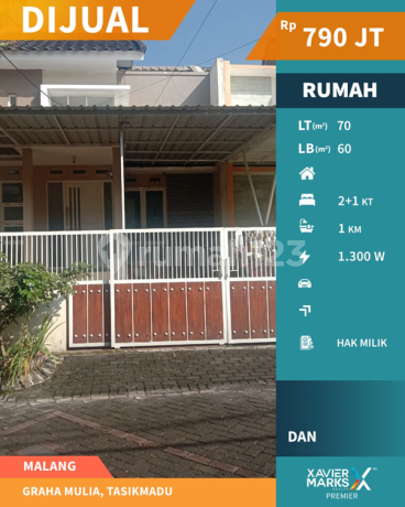 Dijual Rumah Siap Huni di Graha Mulia, Tasikmadu Dekat Suhat Dijual Rumah Siap Huni di Graha Mulia, Tasikmadu Dekat Suhat