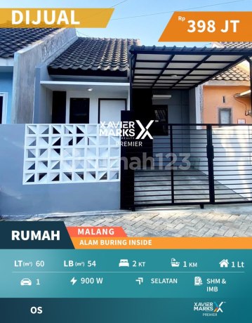Rumah Di Bawah 400 Juta Lokasi Alam Buring Inside Malang