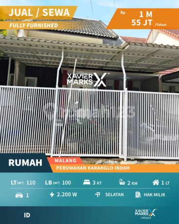 Rumah Siap Huni di Perumahan Karanglo Indah Singosari Malang(1360 Rumah Siap Huni di Perumahan Karanglo Indah Singosari Malang(1360